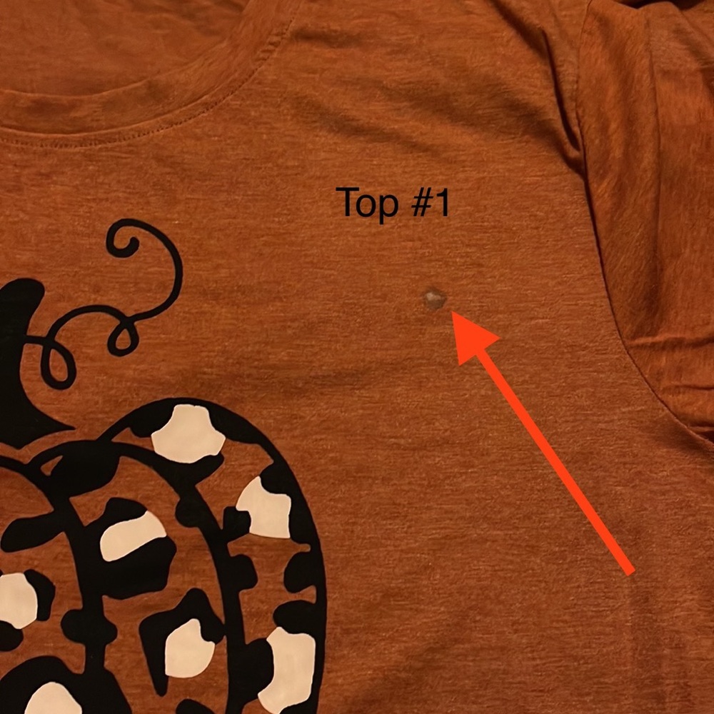 1 LEFT! Leopard Pumpkin Print Cute Fall T Shirt - Picture 4 of 4